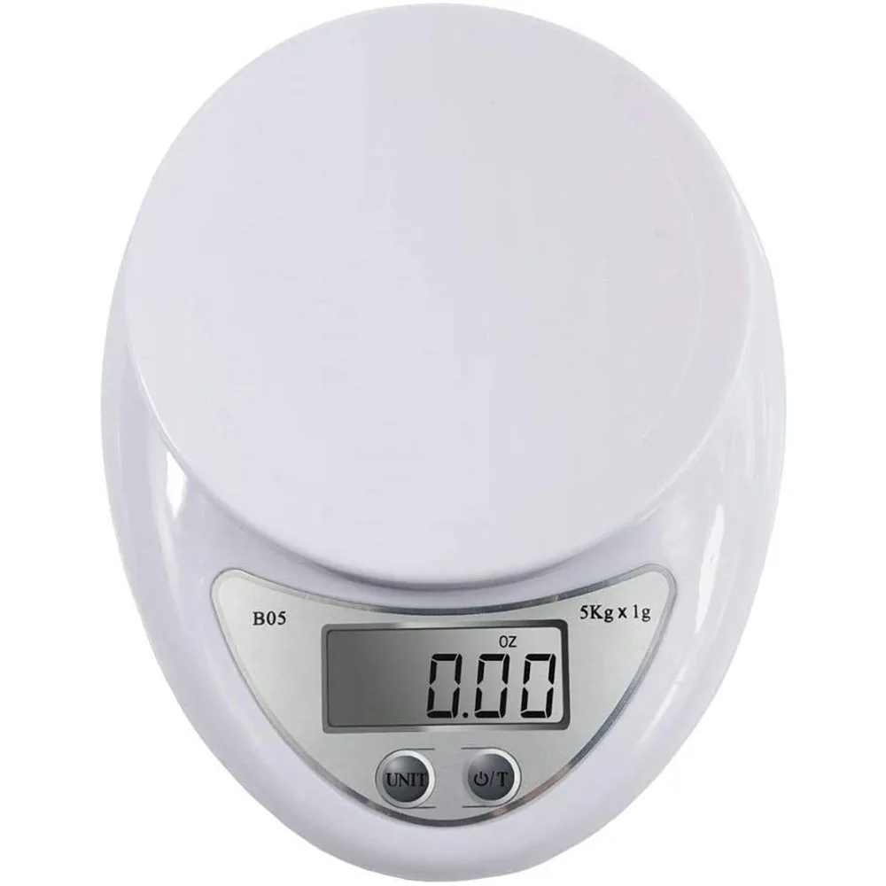 Новые кухонные весы 5 кг x 1 г портативные электронные цифровые для приготовления