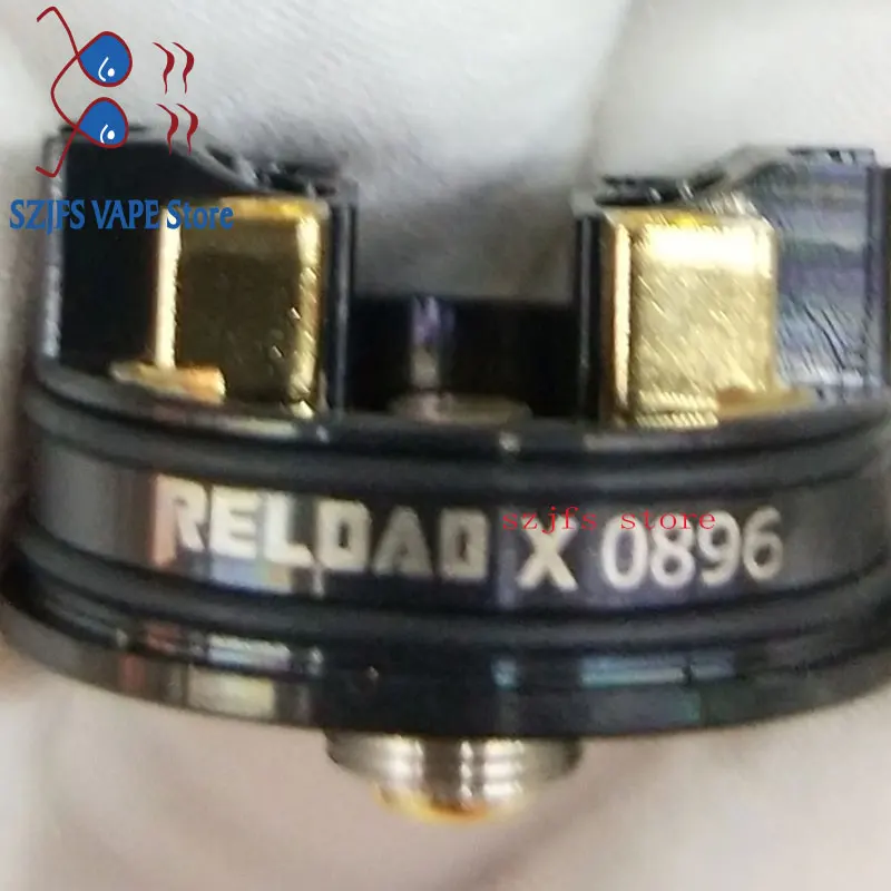 

Rload X RDA 24mm Top Airflow Design BF Pin Wide Bore Drip Tip Rebuildable Dripping Atomizer Fit 510 Thread Vape Box Mod haku rda