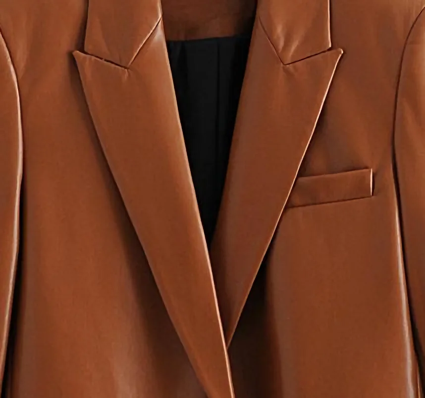 

2020 New Fashion Brand Women Suit Single Breasted Casual Notched Solid Pockets Full