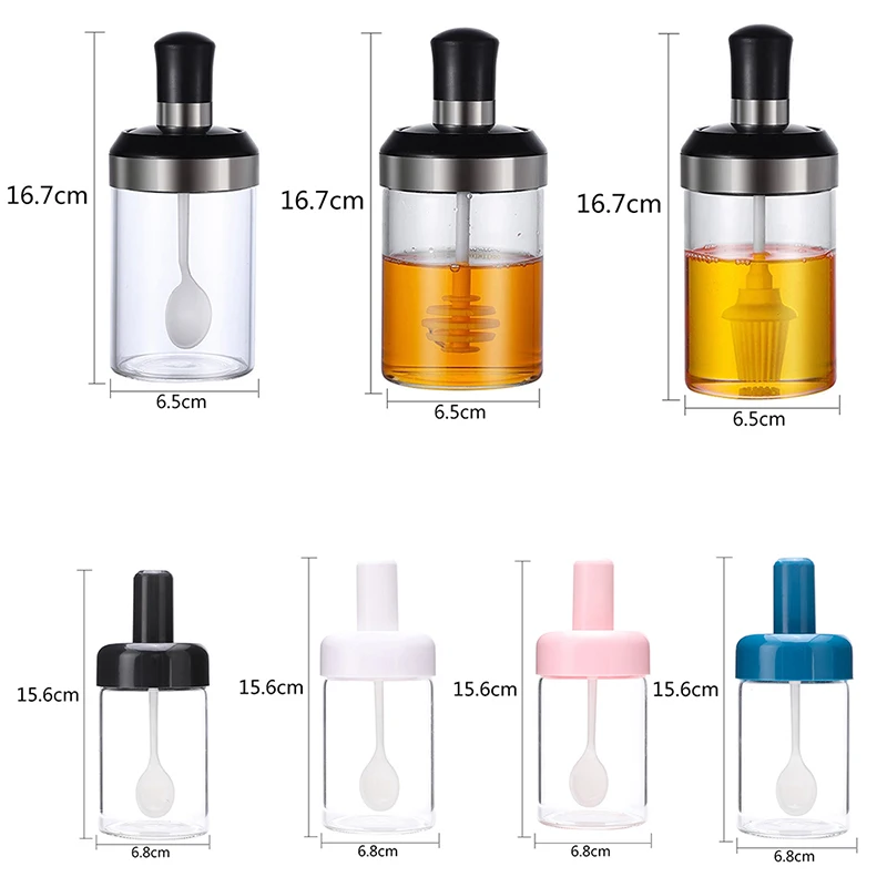 Бутылка для специй коробка приправ кухонная бутылка хранения банки прозрачное