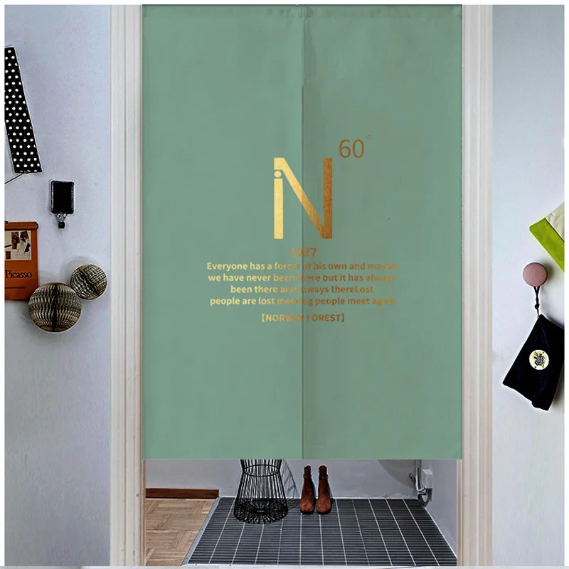 Занавеска фэн-шуй в виде черных и золотых листьев | Дом сад