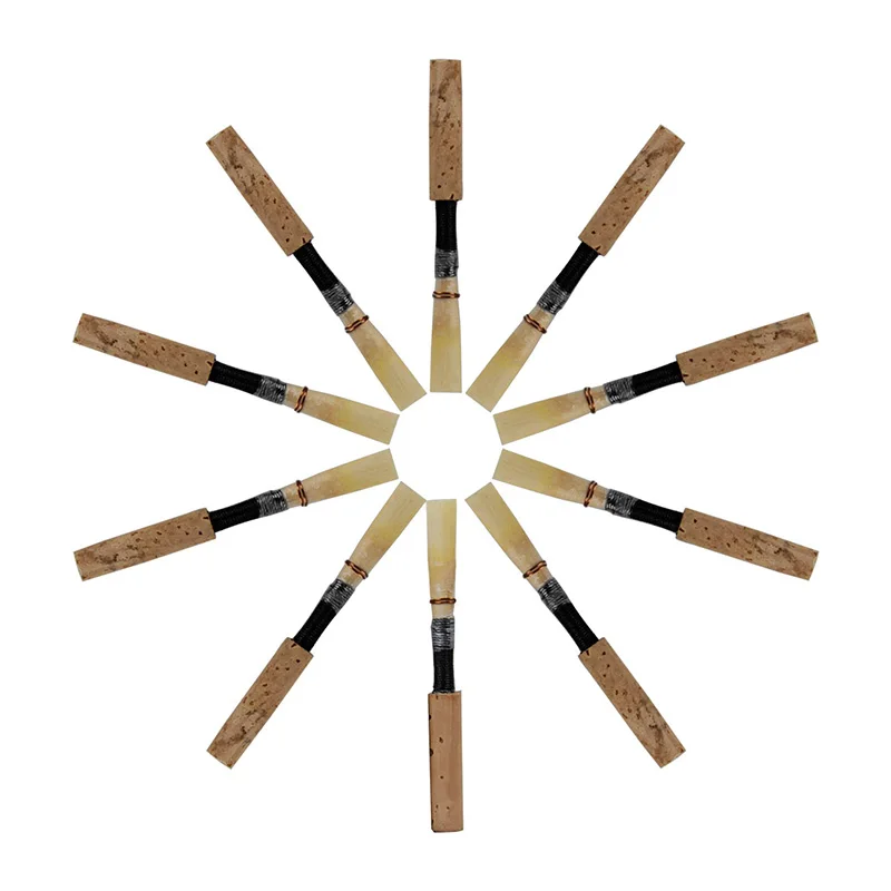10 шт Oboe Reeds черные высококачественные ручной работы пробковые средние мягкие