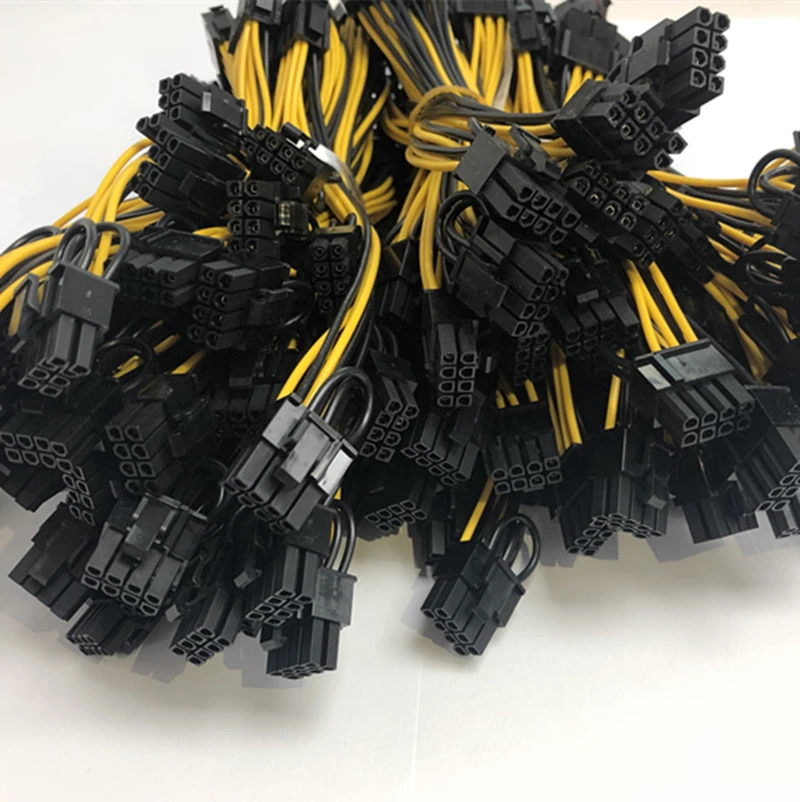 ЦП 8pin 6pin к PCIE Dual 2 x PCI Express(6 + 2)pin Y сплиттер для майнинга GPU видеокарта кабель питания