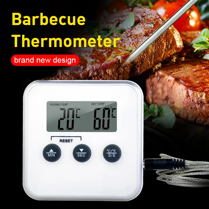 

Digital Thermometer BBQ Grill Meat Cookie Tool Car Air Conditioning Temperature Gauge Detector Baby Food Bath Water Thermome New