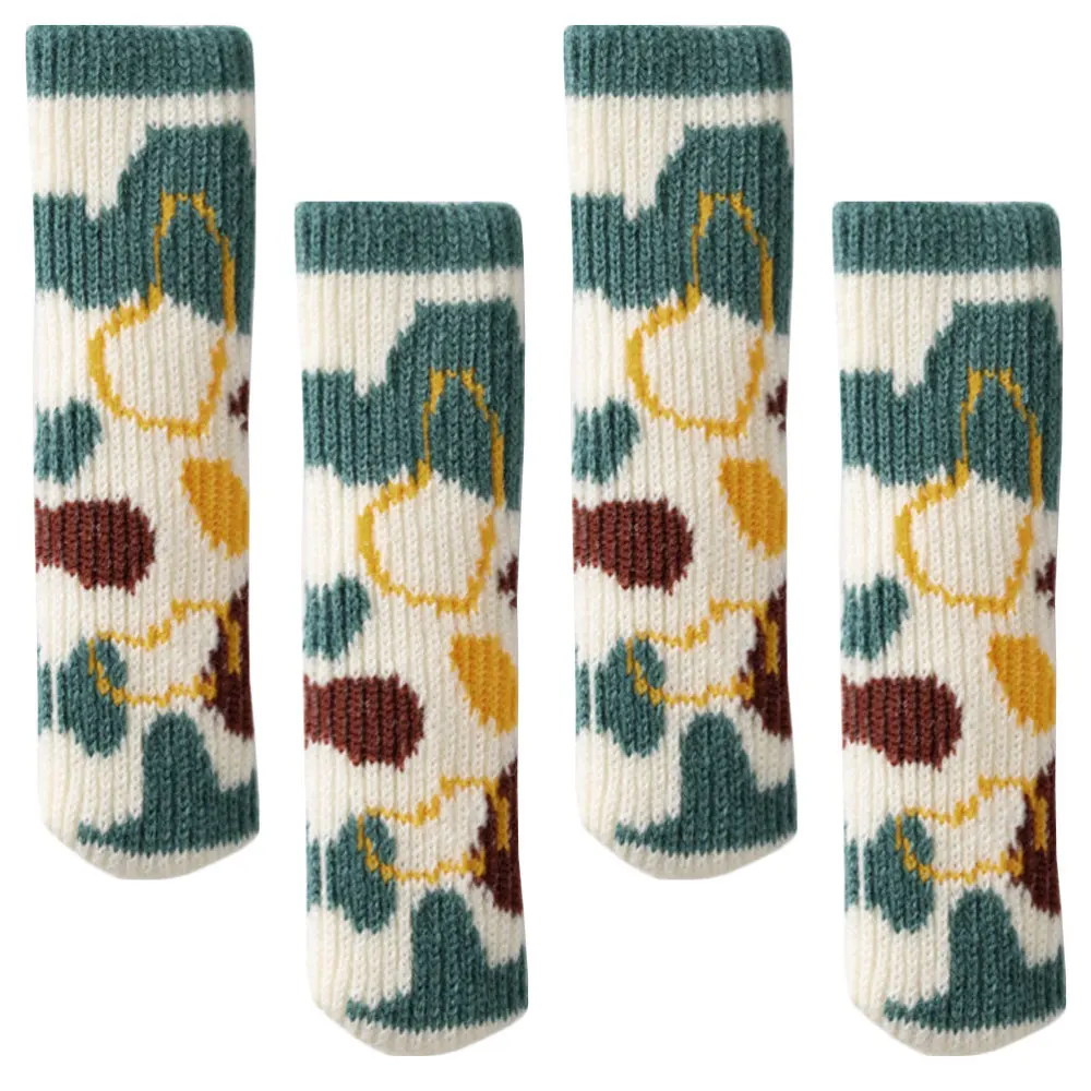 

4Pcs Lovely Table Chair Feet Covers Chair Feet Caps Anti-skid Feet Covers