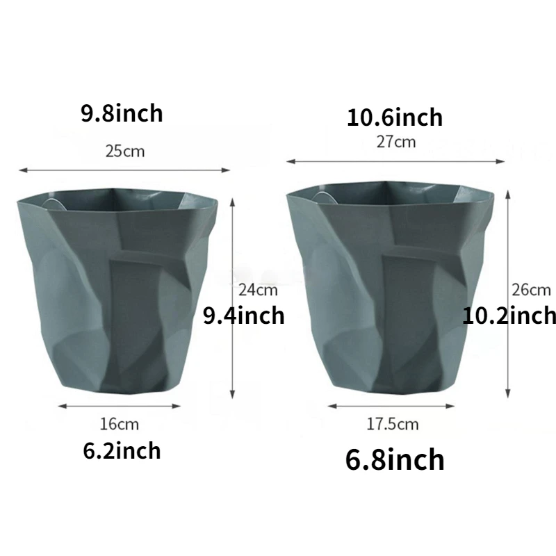 

Without Lid Trash Can Large Trash Can Waste Paper Trash Home Kitchen Office Supplies Garbage Daily Necessities Household Items