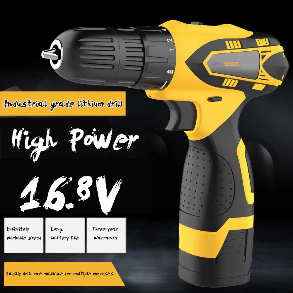 Electric Hand Drill 16.8v 18-speed Speed USB Screwdriver Household Tool Pistol 7 | Инструменты