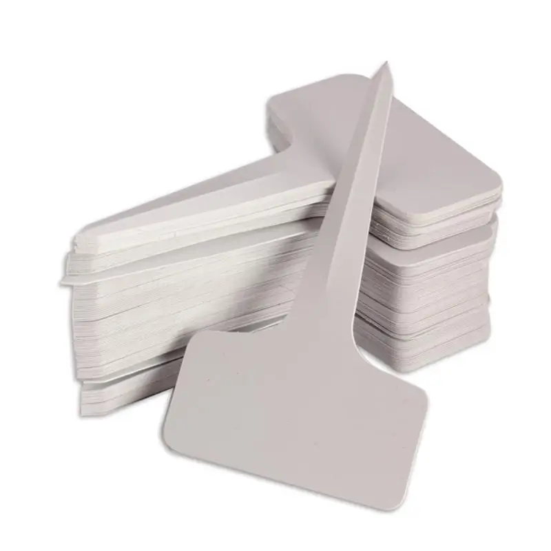 

50pcs/lot Plastic Plant T-type Tags Markers Nursery Garden Decoration Tags for Plants Flower Pot Tags Garden Supplies
