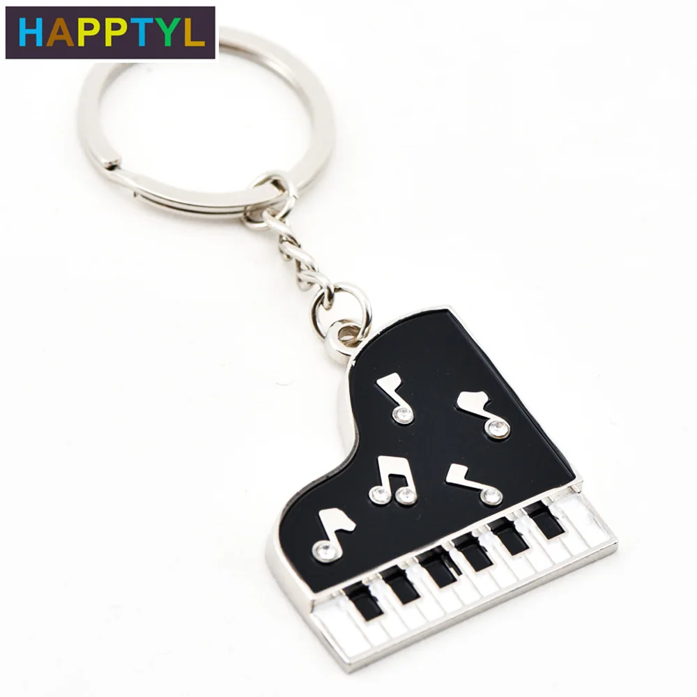 HAPPTYL 1 шт. милые брелоки брелок для ключей в виде пианино Брелоки детей и
