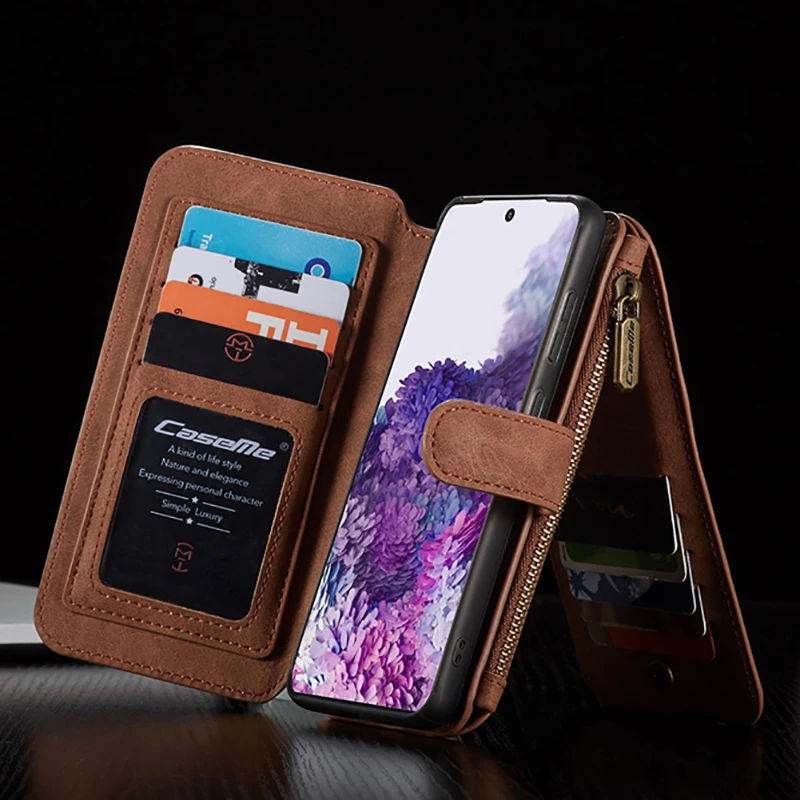 

14 кожаный чехол с держателем для карт для Samsung Galaxy S10 Plus S10e S9 S8 S7 edge Note 10 10 + 9 8 флип-чехол для телефона Магнитный чехол-кошелек