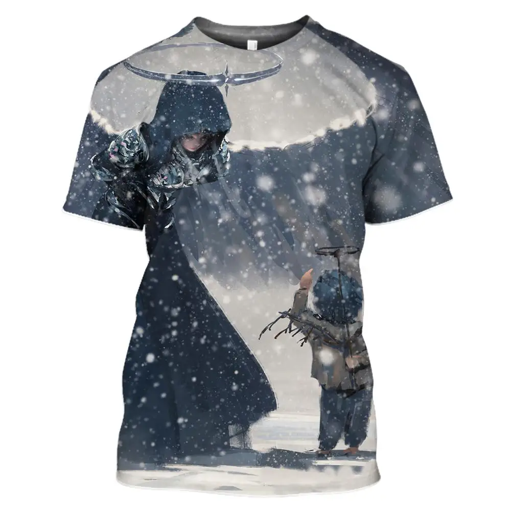 WSFK2019 новый продукт распродажа футболка с привидением нож покемон 3D печать одежда