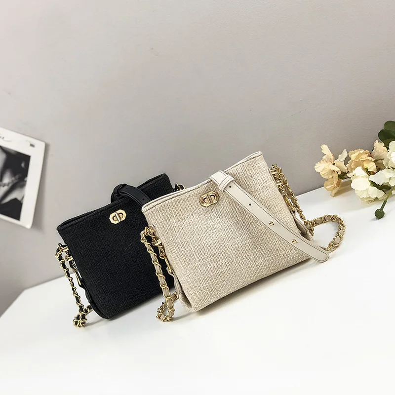 2020 новая женская сумка Холщовая Сумка на плечо модная мессенджер Корейская