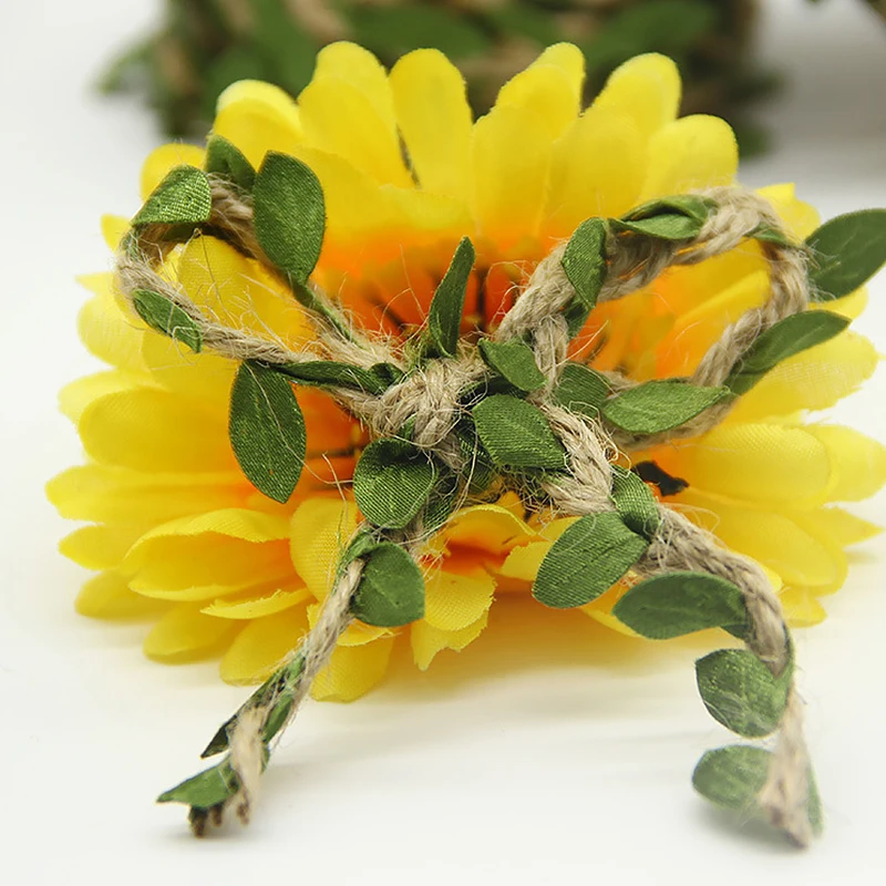 Новые 3 м DIY поступление лист веревочные натуральные гессийские джут шпагат