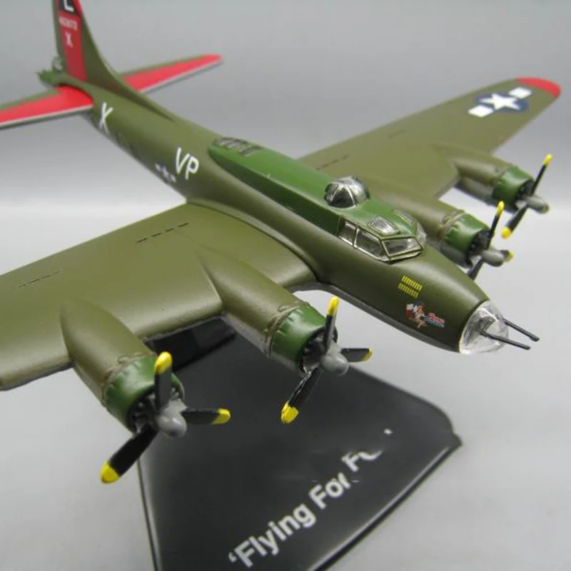 

1/144 Scale War II Classic Bomber Boeing B17 retro propeller Aircraft Models Adult Children Airplane Toys Gifts Show Collections