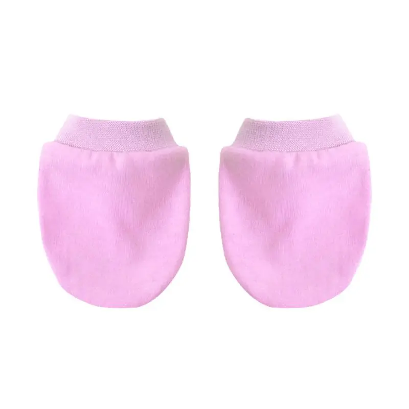 Summer Thin Solid Color Baby Gloves Thick Newborn Bathing Gift Children Girls Boy Anti-scratch Protection Glove Soft Hundred Day | Детская