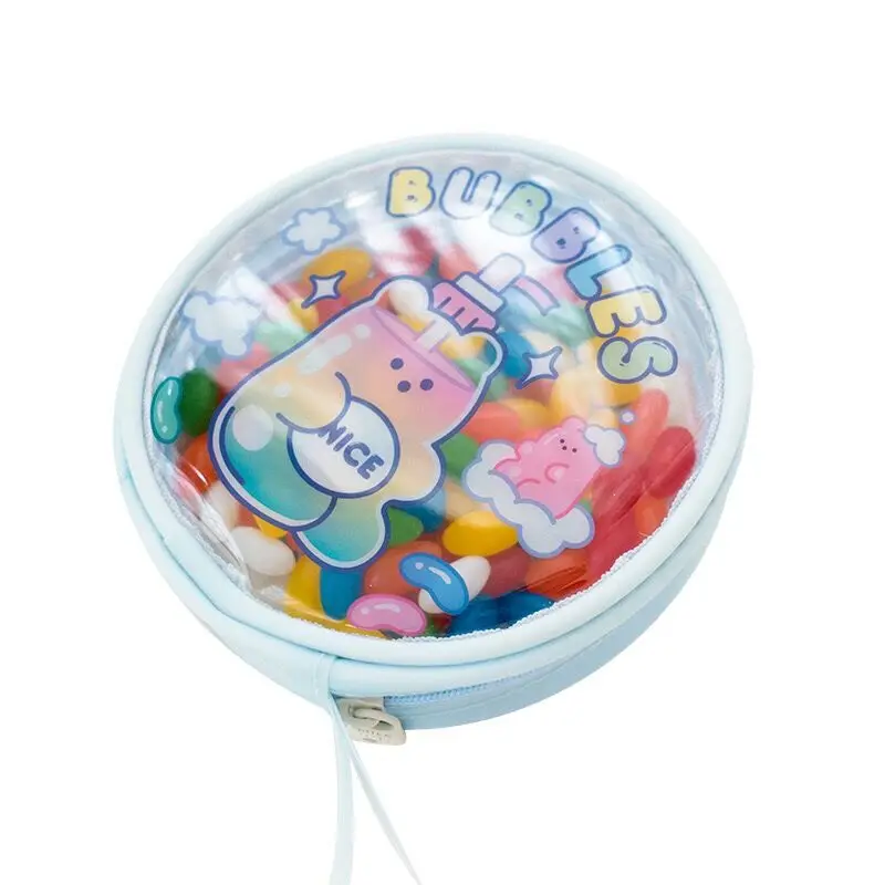 Bentoy Milkjoy Jelly Beans трансвент портмоне Корея девушки мини мешок для денег держатель для карт милая сумочка Макияж Чехол Kawaii Япония