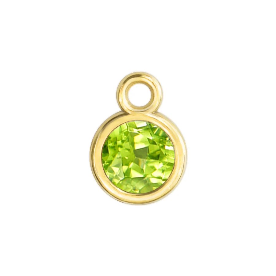12p light green Цена 12 шт./лот золотой цвет Хрусталь Камень Амулеты с открытым кольцом Шарм Diy Аксессуары HC482 - Окраска металла: 12p light green