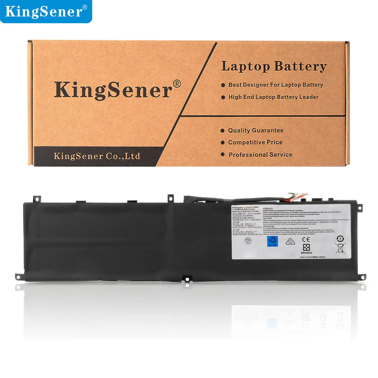 KingSener Новый BTY M6L ноутбук Батарея для MSI GS65 GS75 стелс тонкий 8RF 8RE PS63 P65 P75 создатель 8RC