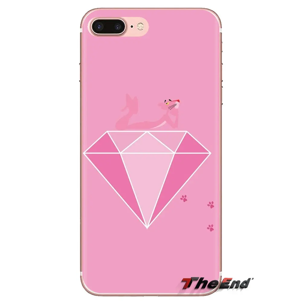 For Huawei Honor 7X V10 6C V9 6A Play 9 Mate 10 Pro Y7 Y5 P8 P10 Lite Plus GR5 2017 Pink Panther Transparent Soft Cases Covers |