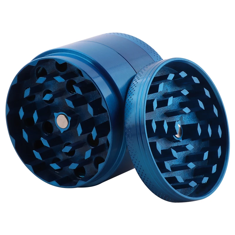 Измельчитель для табака 63 мм металлическая дробилка трав и специй из цинкового