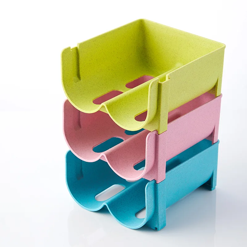 

Refrigerator Beverage Storage Box Can Be Superimposed on the Beer Cans Shatter-Resistant Storage Rack Plastic Storage Box