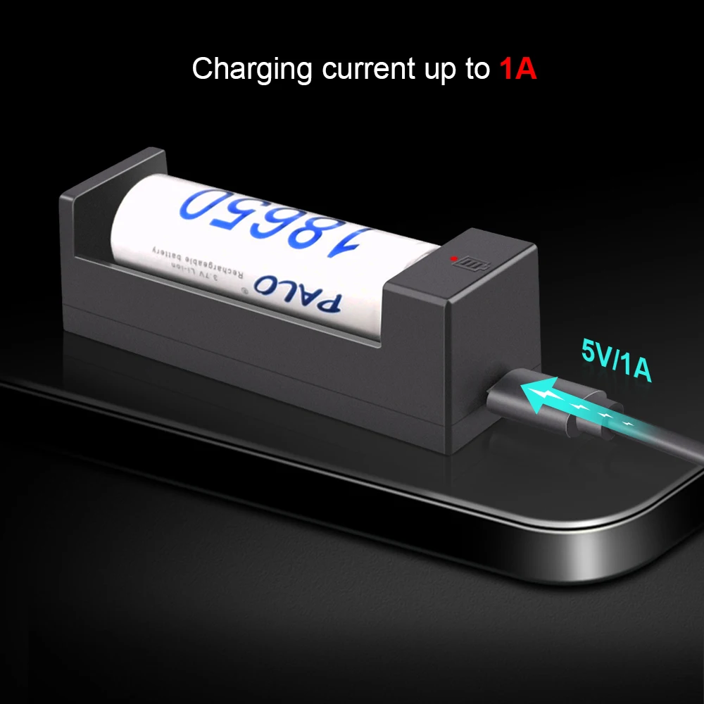 PALO 1/2/4 слотов для карт 3 7 V батарея зарядное устройство USB Li Ion 14500 18650 16340 18500