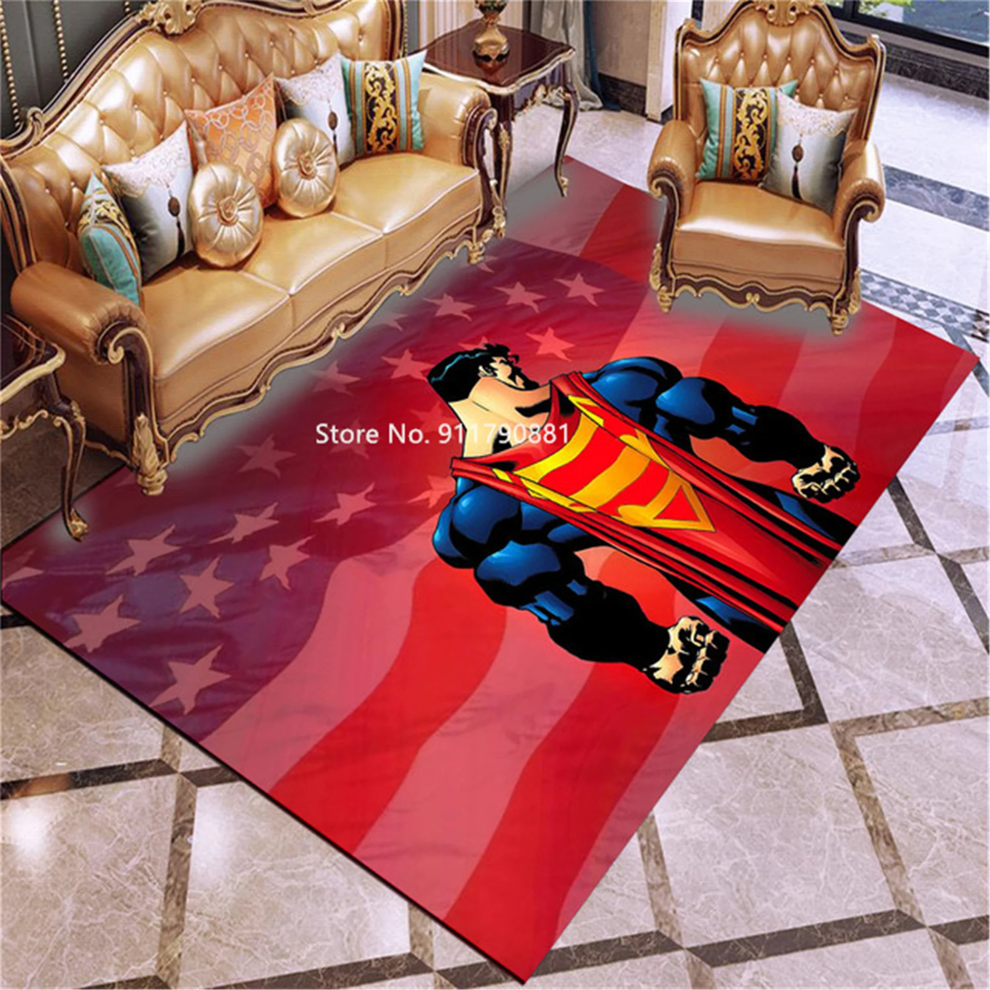 

Boys Like Color Series Printed Non-slip Carpet Door Mat Children Adult Family Bedroom Living Room Decoration Crawl Mat Play Mat