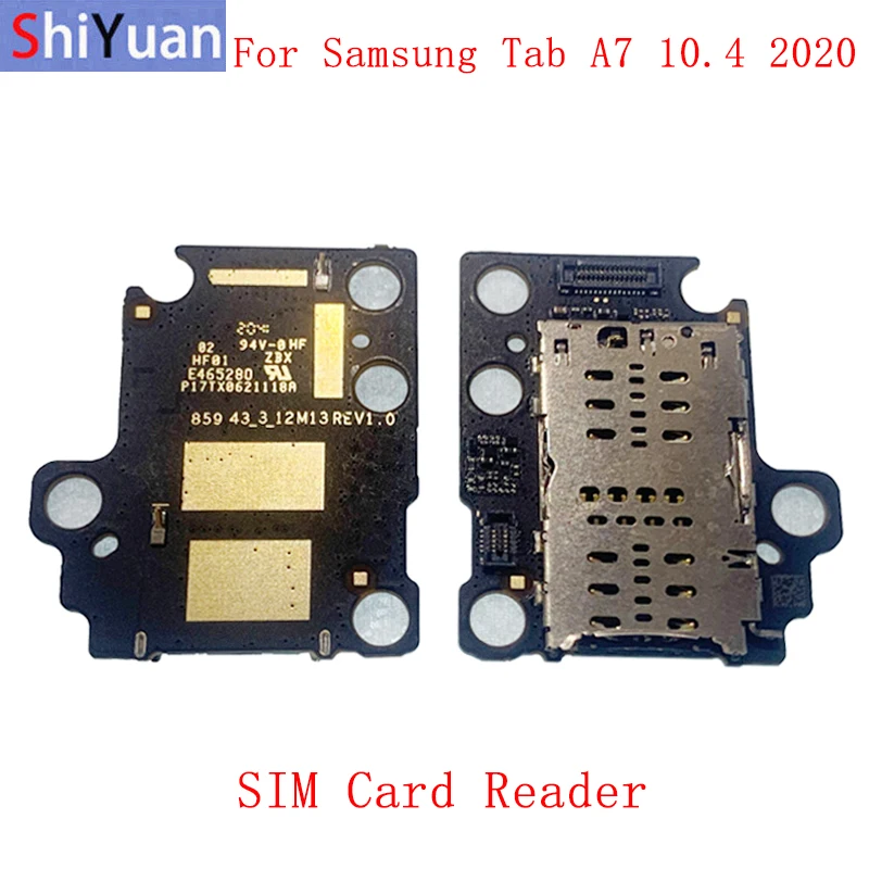

SIM Card Reader Board Flex Cable For Samsung Tab A7 10.4 2020 T500 T505 Replacement Spare parts