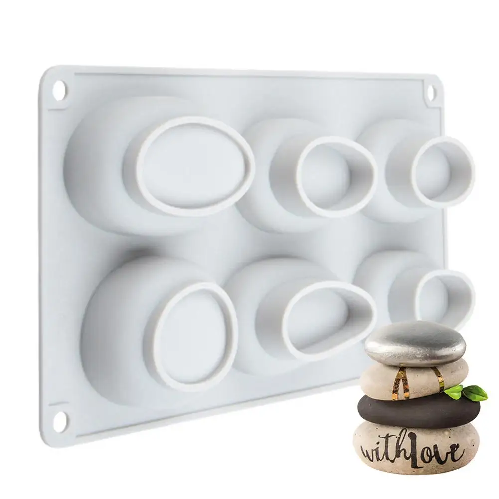 DIY силиконовая форма для мыла ручной работы 3D в форме булыжника торт Кондитерская