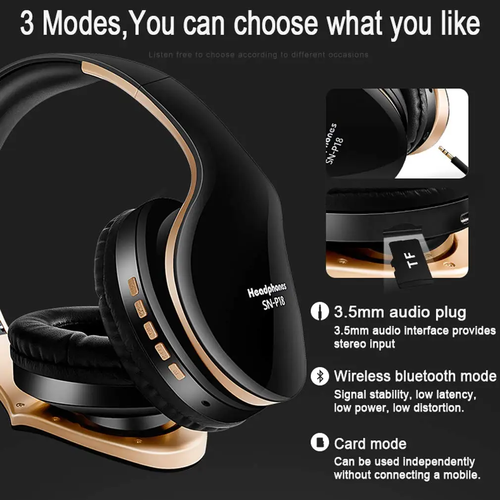 Bluetooth наушники накладные Hi Fi складные с микрофоном|Наушники и гарнитуры| |