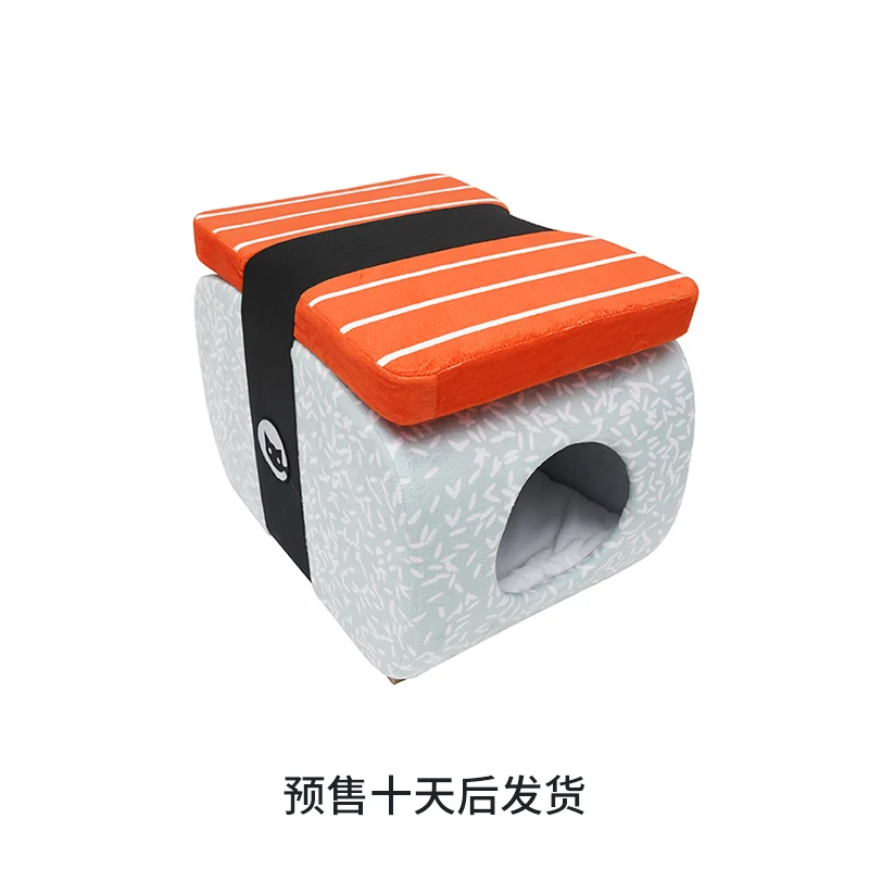 

Closed Cat Bed House Pet Bed Tent Cat Kennel Indoor Felt Under Chair Cat Hammock Casa Gato Katten Mand Pets Acessorios QOO50MW