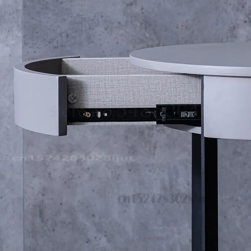 Nordic Light Luxury Bedside Table Iron Art Modern Minimalist Bedroom Furniture Small Apartment Net Red Locker | Мебель