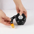 Сверхмощный Промышленный велосипедный замок, складной велосипедный замок, замок для горных и шоссейных велосипедов гамбургера, замок с защитой от кражи, Прямая поставка