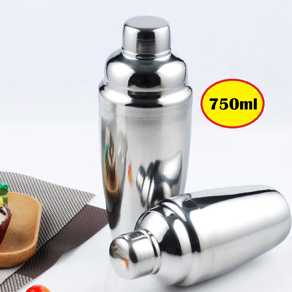 

Cocktail Shakers Martini Steel Cocktail Shaker Mixer Wine Boston Shaker For Bartender Drink Party Bar Tools 250/350/530/750ml