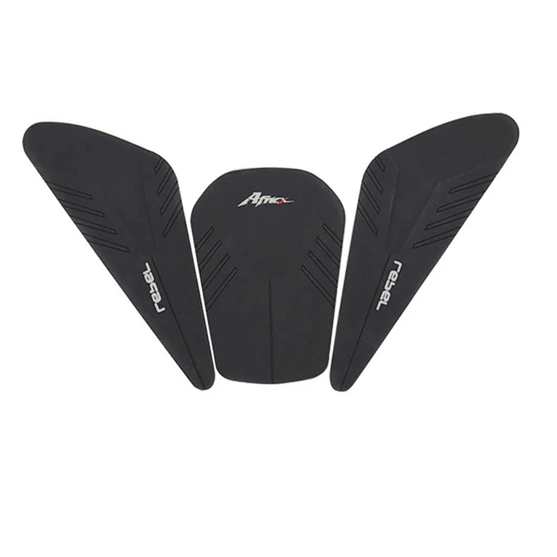 

AFNCX Motorcycle Knee Grip Traction Side Sticker for Honda Rebel 300 CMX300 Rebel 500 CMX500 Fuel Tank Pad Protector