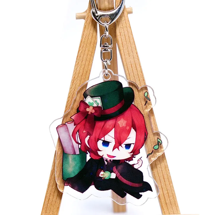 Популярный японский аниме Bungou бродячие собаки симпатичный акриловый брелок для