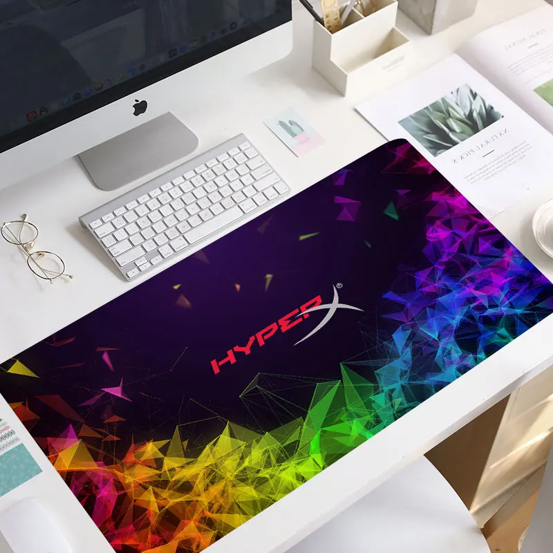 

Коврик для мыши HyperX логотип, коврик для мыши, 70x30 см, нескользящий, для киберспорта, для геймеров