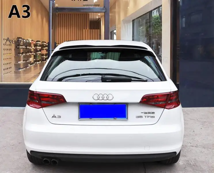 Для Audi A3 спойлер 2014-2018 Хэтчбек XK Спойлер ABS пластик Материал заднее крыло