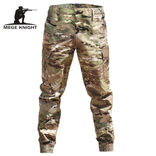 Mege-pantalones informales de camuflaje para hombre...