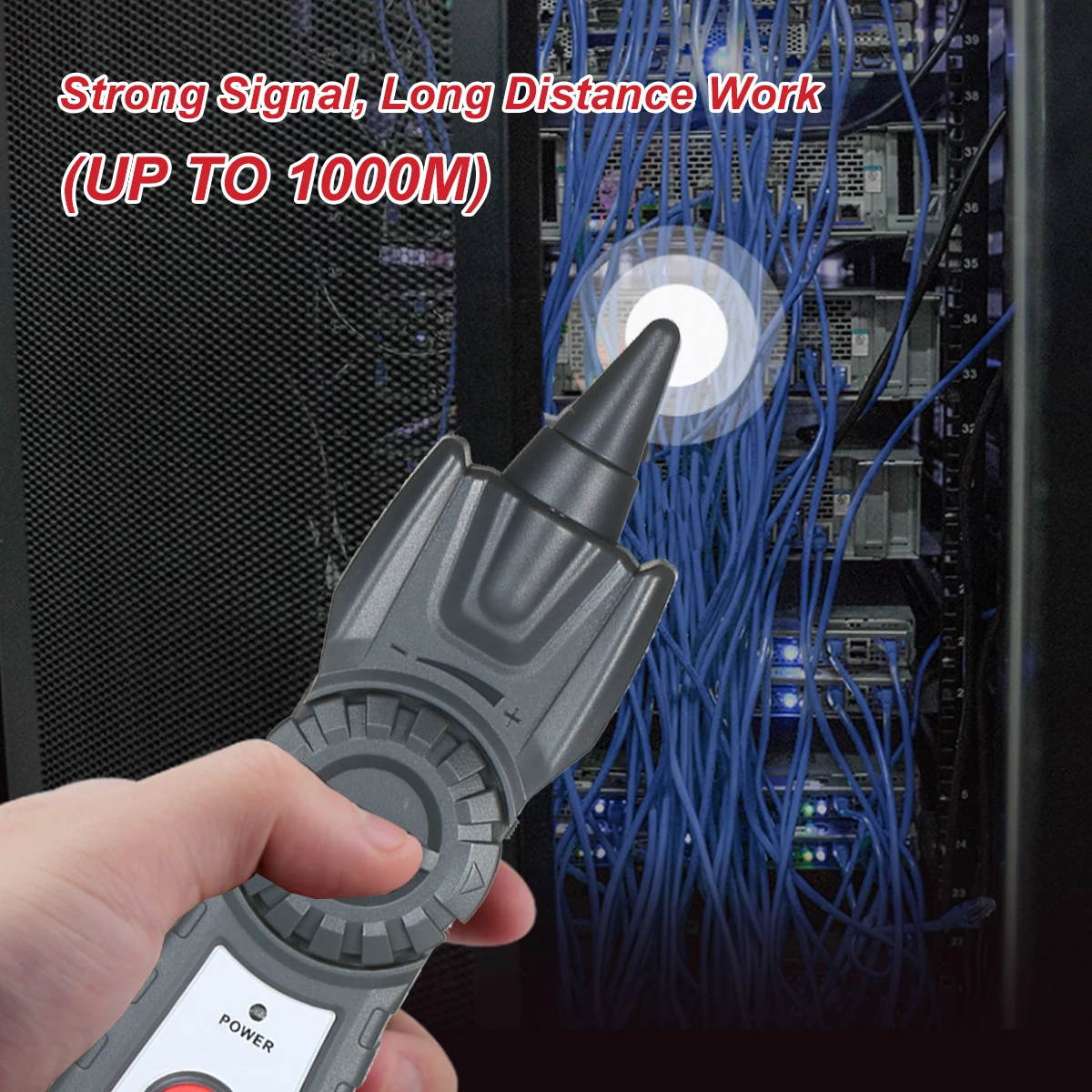 KKmoon для проверки витой пары телефонной проводки Портативный RJ11 RJ45 кабельный