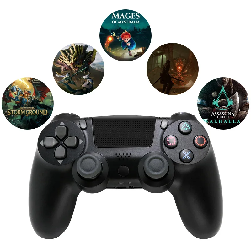 

Wireless Bluetooth Controller Game Console Handle Ios Android Pc Directly Connected To PS4 Game Controller