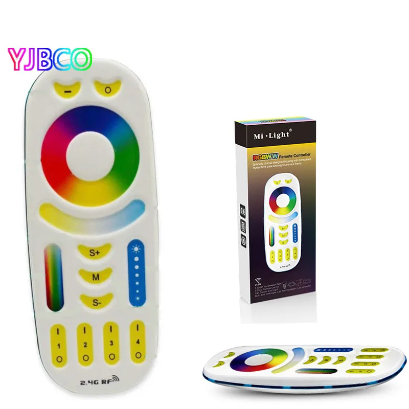 4 зоны RGB + CCT 2 GHz пульт дистанционного управления в 1 полный сенсорный 4-зоны группа