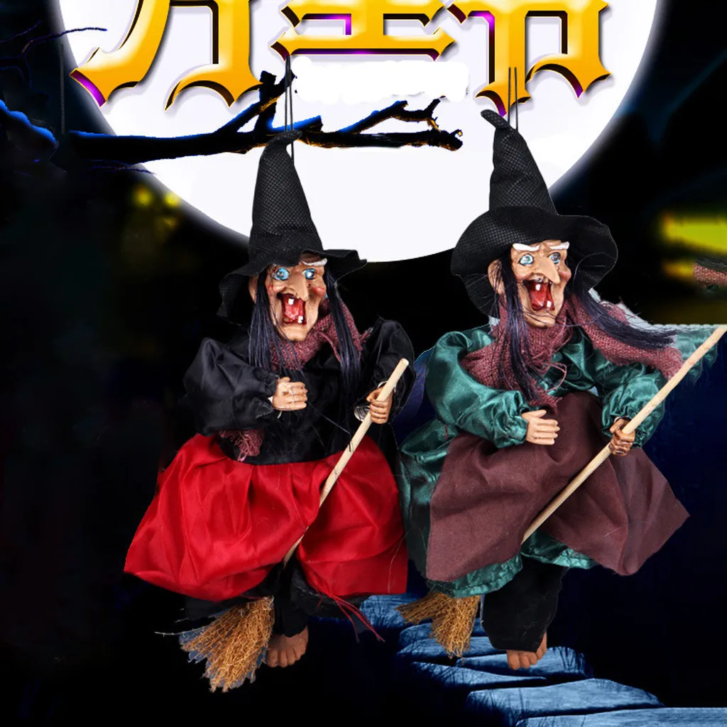 Реквизит на Хэллоуин 2020 подвеска в виде метлы ведьмы украшение для фестиваля