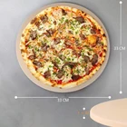 13-дюймовая круглая противень для пиццы, антипригарный противень для пиццы, форма для выпечки, кухонная утварь HY99