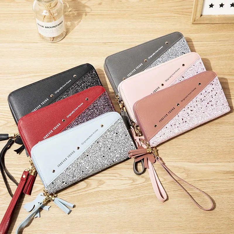 Кошелек для монет карманные кошельки дамские сумочки длинный женский клатч