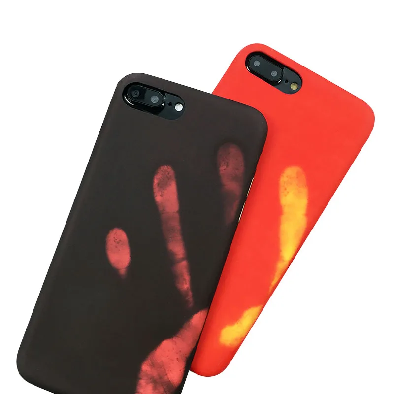Модный термосенсорный чехол для iphone X XS XR XS Max 7 8 6 6s Plus термоиндукционный чехол для телефона fundas защитный чехол