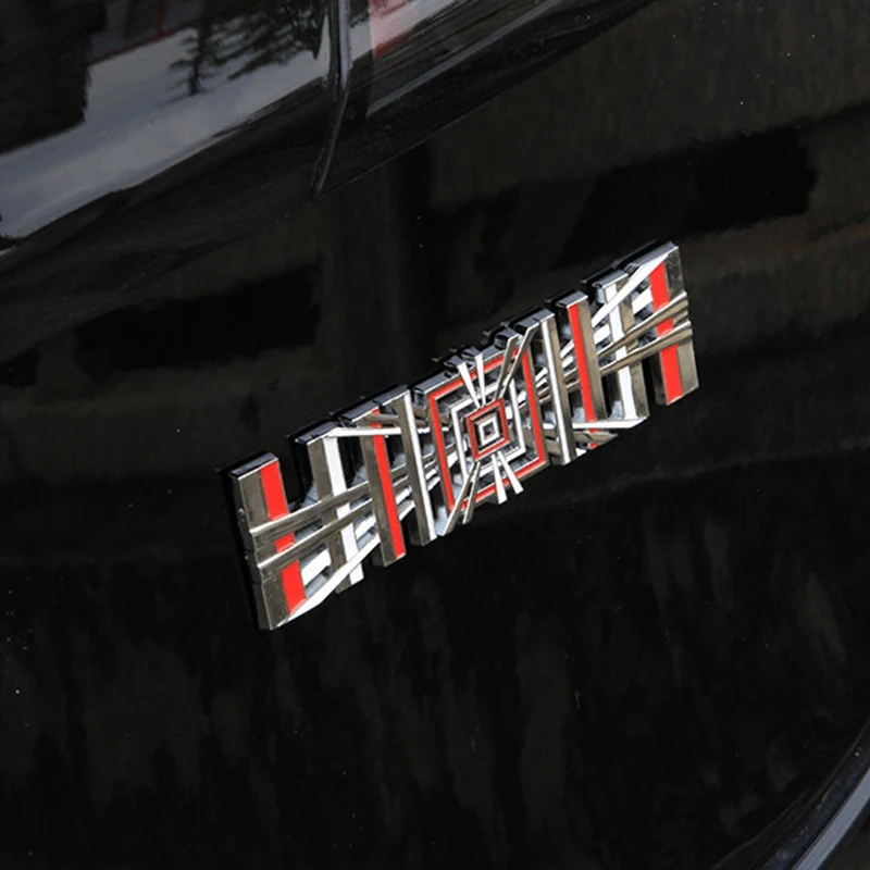 Для Tesla Model 3 S X Y 2017-2021 2022 2023 Автомобильная наклейка с 3D-металлическим гербом в клетку на заднюю крышку