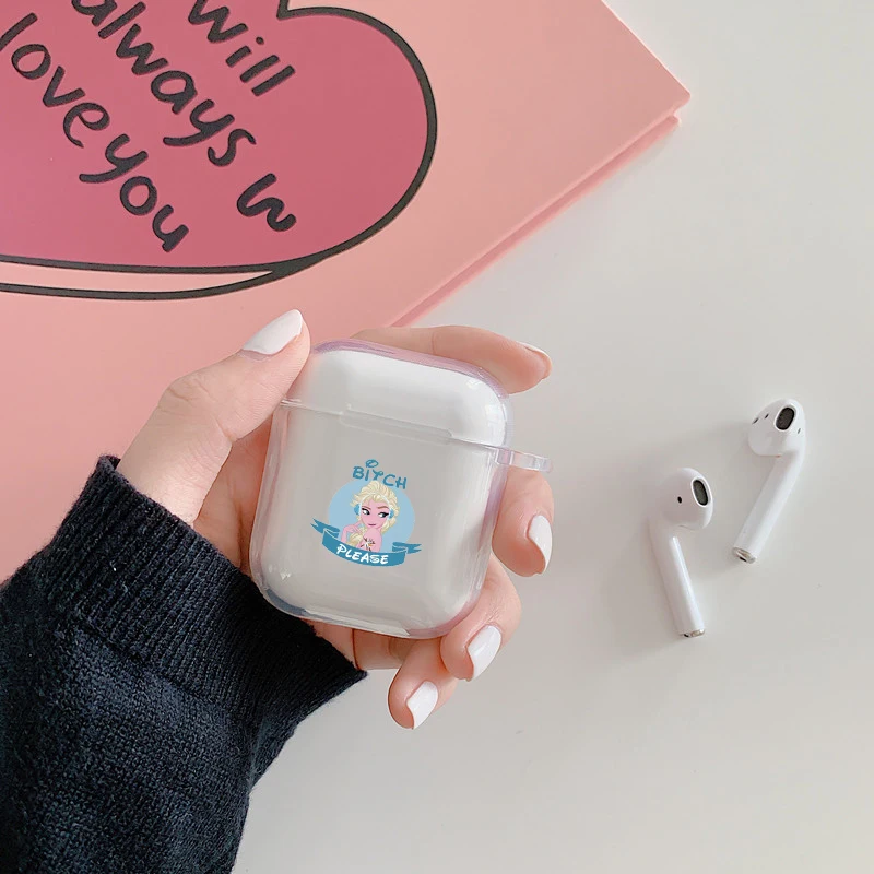 Забавный Модный чехол для Airpods 2 1 наушников мягкий карамельного цвета |