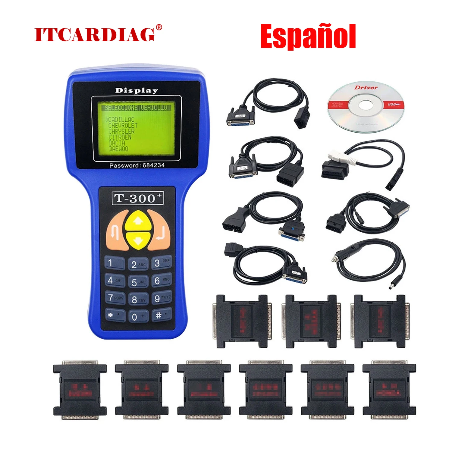 

T300 Автомобильный ключ-программист T-code T код v17.8 OBDII OBD2 мультиавтомобильный диагностический инструмент T300 + Автомобильный ключ-производитель...