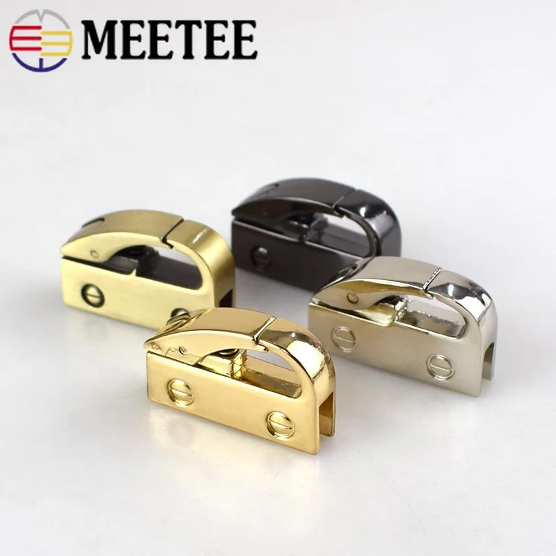 2/4 шт. Meetee металлические пряжки с зажимом Сумки из натуральной кожи Кепки